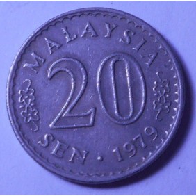 MALAYSIA 20 Sen 1979