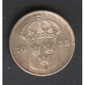 SWEDEN 10 Ore 1933 AG