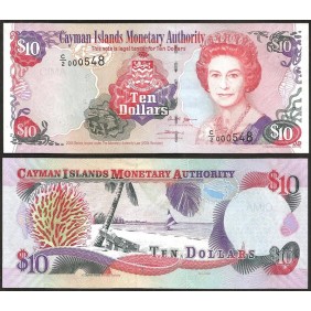 CAYMAN ISLANDS 10 Dollars 2005
