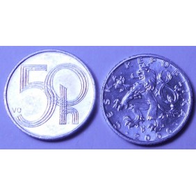 CZECH REPUBLIC 50 Haleru 2000