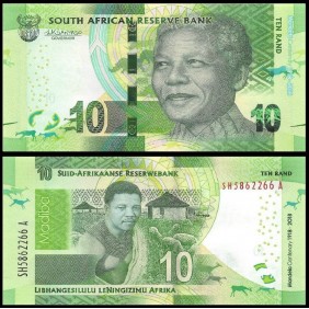 SOUTH AFRICA 10 Rand 2018...