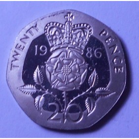 GREAT BRITAIN 20 Pence 1986...