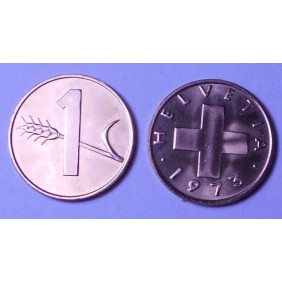 SWITZERLAND 1 Rappen 1973...