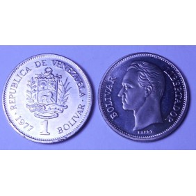 VENEZUELA 1 Bolivar 1977