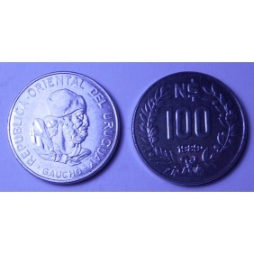 URUGUAY 100 Nuevos Pesos...