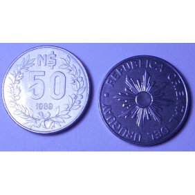 URUGUAY 50 Nuevos Pesos 1989