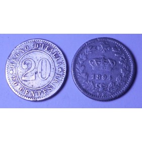 20 Centesimi 1894 KB