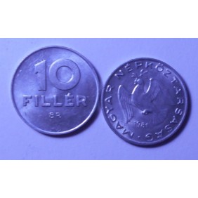 HUNGARY 10 Filler 1981