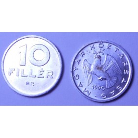 HUNGARY 10 Filler 1990