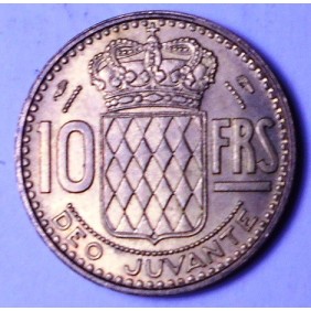 MONACO 10 Francs 1950...