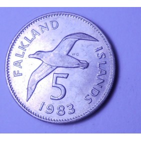 FALKLAND ISLANDS 5 Pence 1983