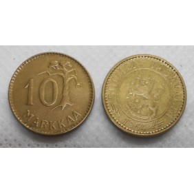 FINLAND 10 Markkaa 1954