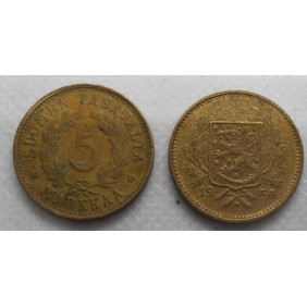 FINLAND 5 Markkaa 1950