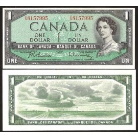 CANADA 1 Dollar 1954