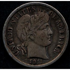 USA Barber Dime 1911