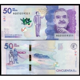 COLOMBIA 50.000 Pesos 2016...