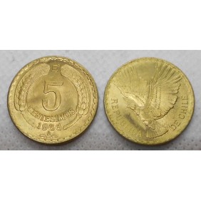 CHILE 5 Centesimos 1966