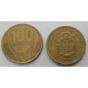 COSTA RICA 100 Colones 2000