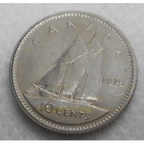CANADA 10 Cents 1975