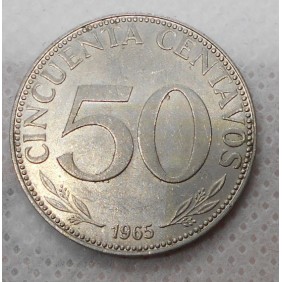 BOLIVIA 50 Centavos 1965
