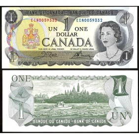 CANADA 1 Dollar 1973