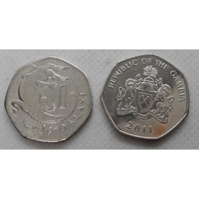 GAMBIA 1 Dalasi 2011