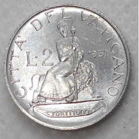 VATICANO 2 Lire 1961