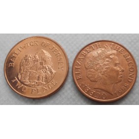 JERSEY 2 Pence 1998