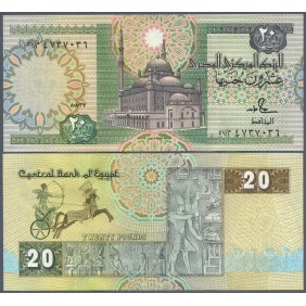 EGYPT 20 Pounds 1987