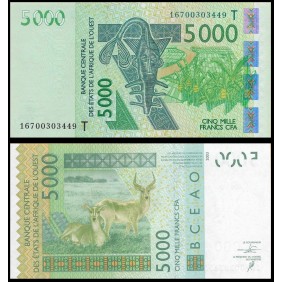 TOGO (W.A.S.) 5000 Francs 2016