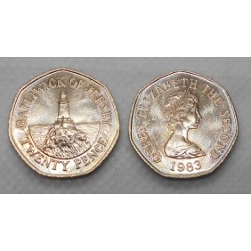 JERSEY 20 Pence 1983