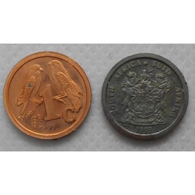 SOUTH AFRICA 1 Cent 1993 PROOF