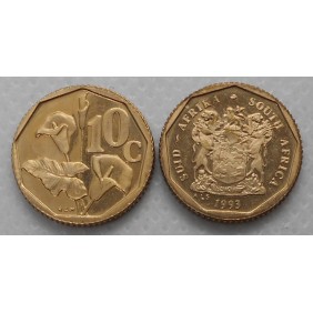 SOUTH AFRICA 10 Cents 1993...