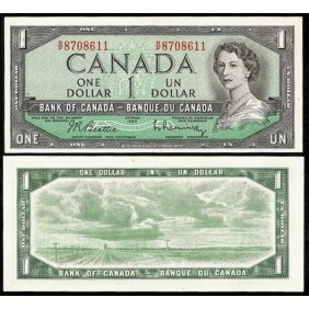 CANADA 1 Dollar 1954