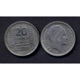 ALGERIA 20 Francs 1949