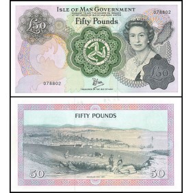 ISLE OF MAN 50 Pounds 1983