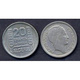 ALGERIA 20 Francs 1956