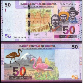 BOLIVIA 50 Bolivianos 2018