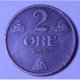 NORWAY 2 Ore 1913