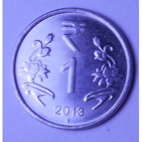 INDIA 1 Rupee 2013 B