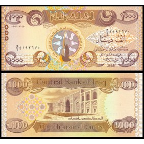 IRAQ 1000 Dinars 2018...