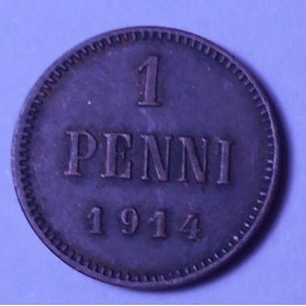 FINLAND 1 Penni 1914
