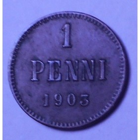 FINLAND 1 Penni 1903 small 3