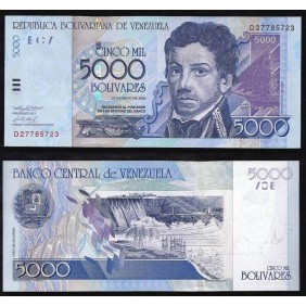 VENEZUELA 5000 Bolivares 2004