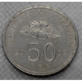 MALAYSIA 50 Sen 2002