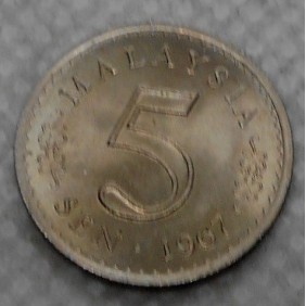 MALAYSIA 5 Sen 1967