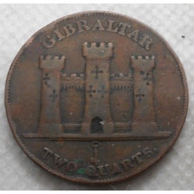 GIBRALTAR 2 Quarts 1842