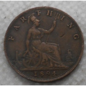 GREAT BRITAIN 1 Farthing 1894