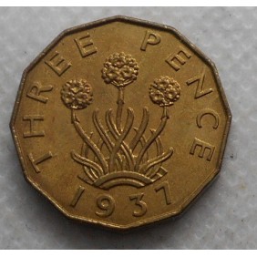 GREAT BRITAIN 3 Pence 1937