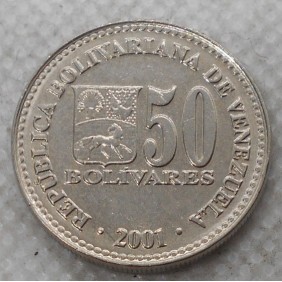 VENEZUELA 50 Bolivares 2001